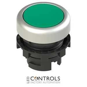 E2 1PL1R4290 Pizzato Illuminated green flush pushbutton