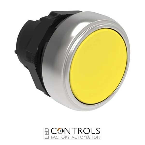 LOVATO LPCB105 YELLOW FLUSH PUSH-BUTTON