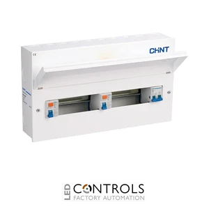 nx3-20s chint 7 x 7 dual rcd metal consumer unit amendment 3