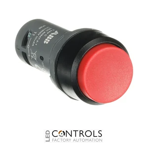 1SFA619102R1041 ABB CP3-10R-01 Compact Momentary Red Extended Pushbutton 1NC - image 3