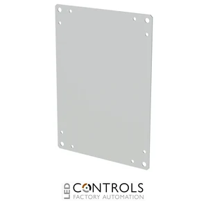 4TBA831037C0100 ABB 831037 AR043M03 Aria 43 Galvanised Steel Mounting Plate 250 x 350 x 2mm - image 2