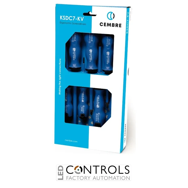 3065190 Cembre SET KSDC7-KV SCREWDRIVERS (7 PIECES)