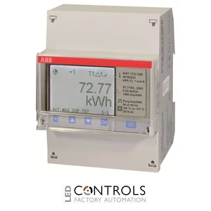 2CMA100240R1000 ABB A41 113-100 Single-Phase Direct-Connected 80 A Energy Meter with M-Bus