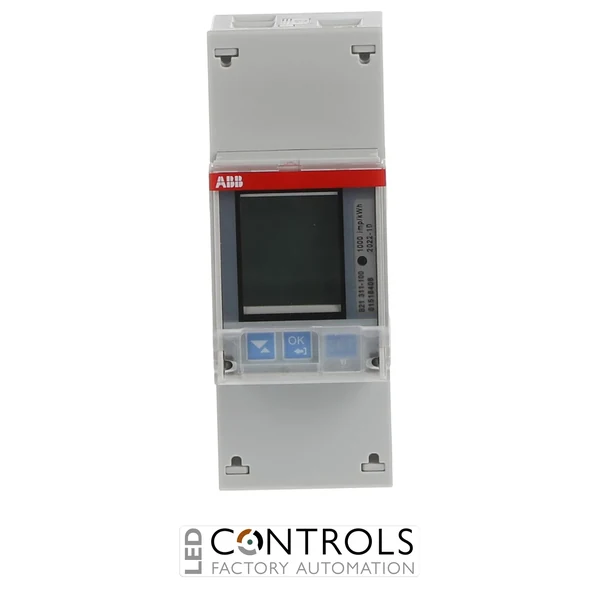 2CMA100154R1000 ABB B21 311-100 Single-Phase 65 A Direct Energy Meter with Pulse I/O