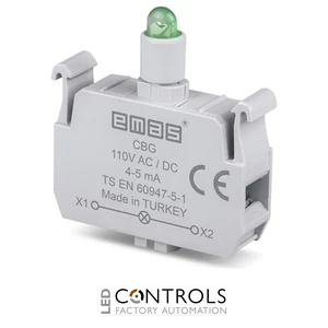 EMAS CBG EMAS C SIGNAL BLOCK GREEN LED 110 V DC