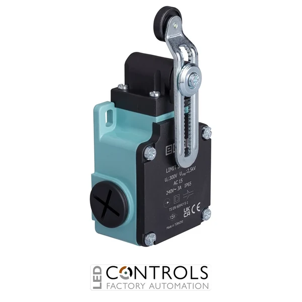 EMAS L2K13MEP124 EMAS L2 SERIES LIMIT SW. SNAP ACTION 1NC+1NO-PLASTIC ROLLER