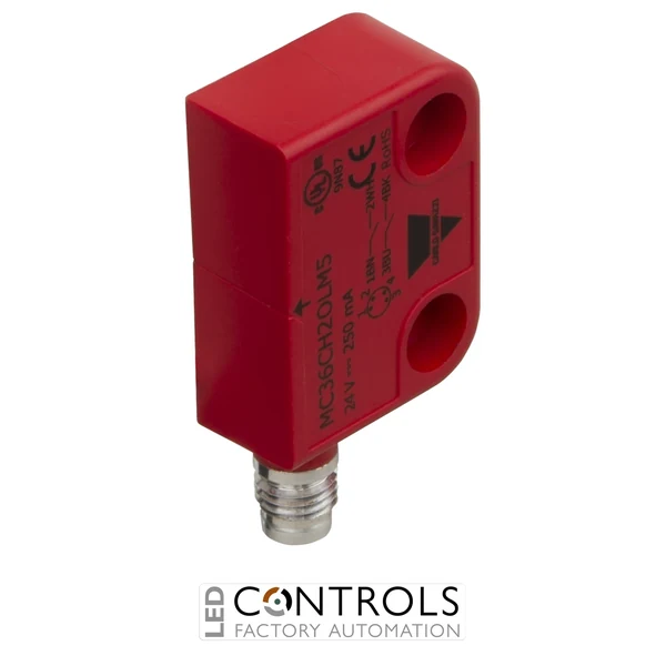 MC36CH2OLM5 - SAFETY MAGNETIC SENSOR LEFT 2NO M8CON