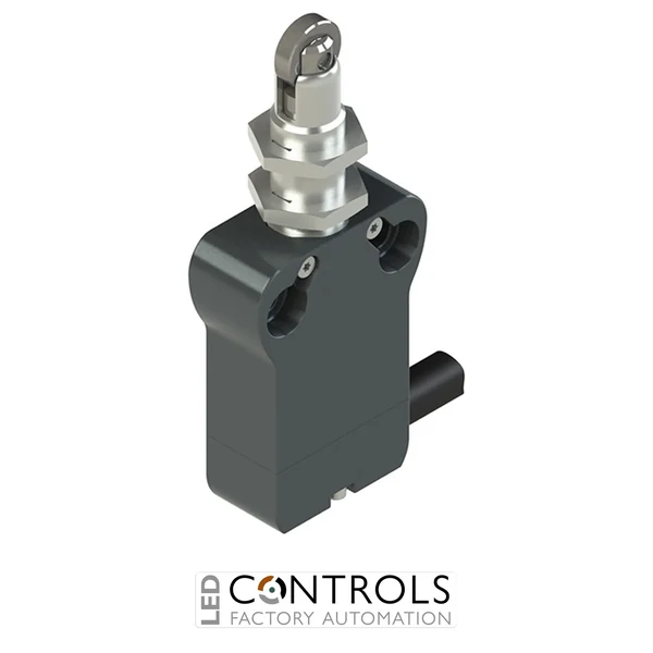NB G020FB-DN2 Pizzato Modular prewired switch with plunger with roller and M12 threaded bearing