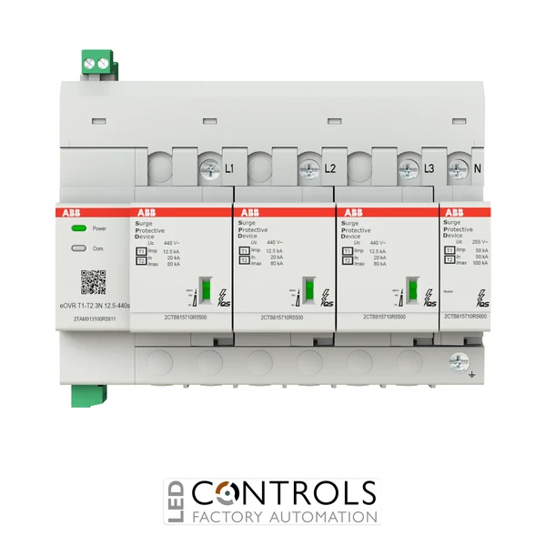 2TAM913100R5811 ABB eOVR T1-T2 3N 12.5-440s Digital Type 1+2 Surge Protection Device