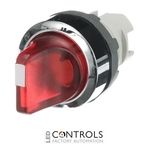 1SFA611202R3101 ABB M2SS3-31R Red Illuminated 2-Position Momentary Selector Switch - image 3