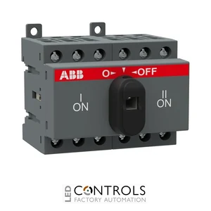 ABB ot25f3c 25 amp 3 pole change-over switch