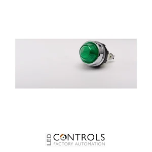EMAS S220NY EMAS SIGNAL LAMP 22MM 220V WITH CONIC LENSE GREEN