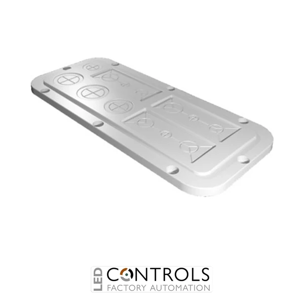 SZ2562.200 SZ Plastic gland plates, Size 2 with knockouts, for AX, WD: 339x149 mm
