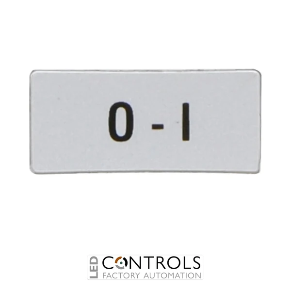 8LM2TAU203 - """SELECTOR LABEL """"O-I"""""""