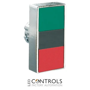8LM2TB7114 - DOUBLE TOUCH BUTTON WHITE/BLAC K METAL