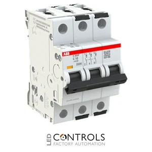 2CDS383001R0104 ABB S303P-C10 Miniature Circuit Breaker - 3P - C - 10 A - image 4