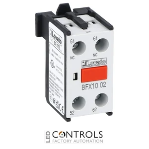 BFX1002 - 2NC AUX CONTACT BLOCK FRONT MOUNTING