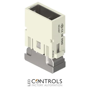 CX 08 D5M2 ILME Male modular unit 8p 10 amp crimp megabit 2 entries