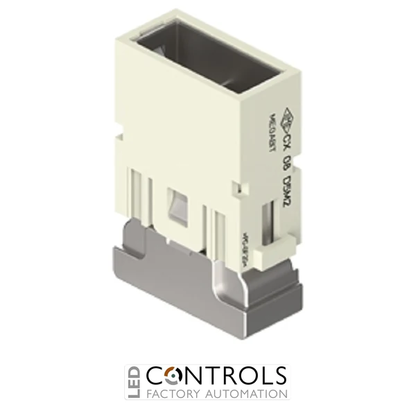 CX 08 D5M2 ILME Male modular unit 8p 10 amp crimp megabit 2 entries