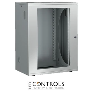 DK7507.220 Rittal FlatBox WHD: 700x1025x700mm 21 U with 482.6mm (19") mounting frame