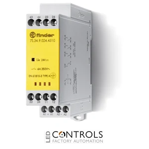 Finder 7S.34.8.120.4220 - 7S Series Relay modules with forcibly guided contacts