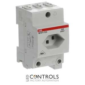 2CSM220695R0721 ABB M1011-T23 Swiss Type 23 Modular Socket Single-Phase 16 A Grey - image 3