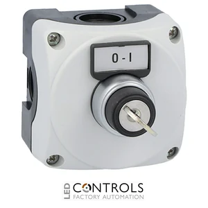 LPZP1B8302 - GREY CTRL STAT+KEY SELECTOR+1NA+1NC+O-I