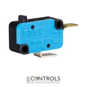 EMAS MK1PUP11 EMAS MICRO SWITCH - THIN-SHORT PLASTIC PLUNGER START