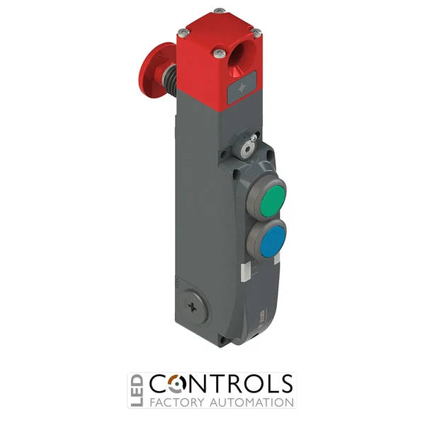 NG 2D7D415S Pizzato NG series safety switch with lock and integrated control devices, with actuator