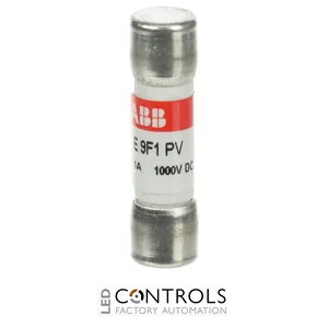 2CSM213456R1801 ABB E9F1PV E 9F1 PV 1 A 1000 V DC gPV Photovoltaic Fuse - image 2