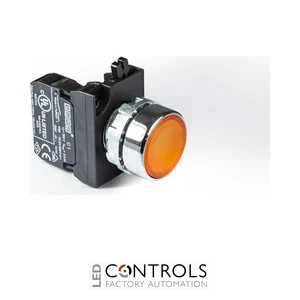 EMAS CM100DS EMAS CM FLUSH PUSH BUTTON 1NO YELLOW WITH NUT