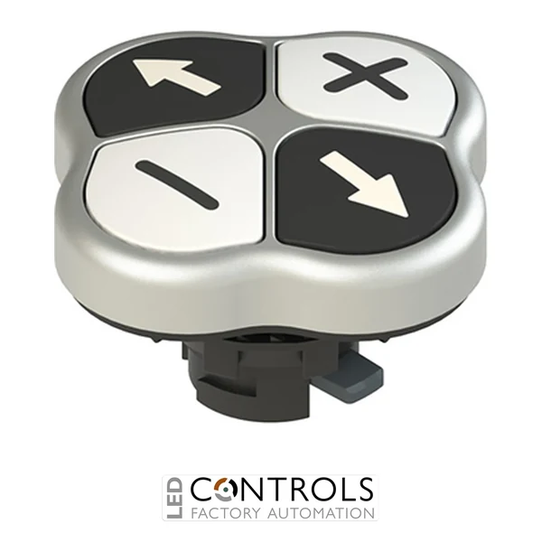 E2 1PQFA9QAAF Pizzato Quadruple pushbutton