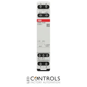 2CCG000973R0001 ABB E260C-16-10 Electronic Latching Relay 1NO 16 A Central ON/OFF