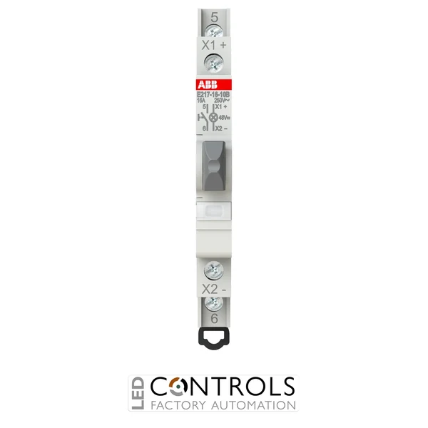 2CCA703170R0001 ABB E217-16-10B48 Illuminated Pushbutton 1NO White LED 16 A