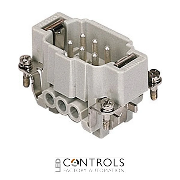 CNEM06TX Ilme Male insert 6 pole and earth 16 amp screw