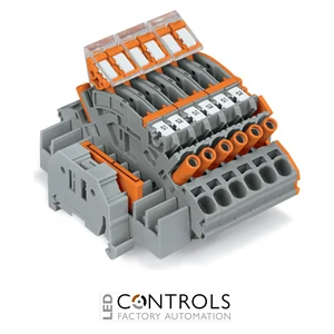 2007-8876 Wago Compact terminal block;for 3-phase current transformer circuit;multi-colored