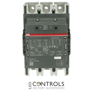 1SFL547002R1322 ABB AF265-30-22-13 265A 3 Pole 3NO Contactor, 2NO 2NC Auxiliary Contacts, 100-250V AC/DC Coil