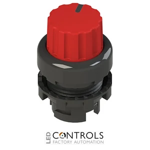 E2 1SE42ACA31AB Pizzato Knob selector, 2 positions red with marking