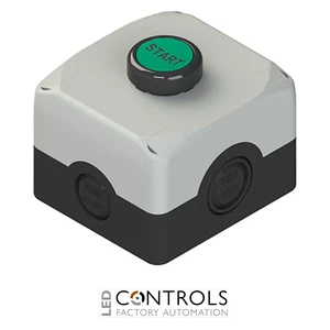 ES AC31015 Pizzato Complete unit with enclosure, flush pushbutton and contacts