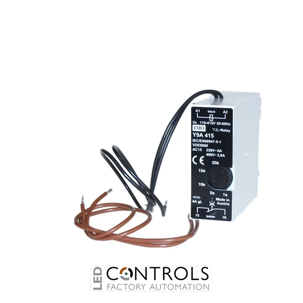 Y9A415 IMO Timer For Star-Delta Starters 1-20s 110-415V AC Control