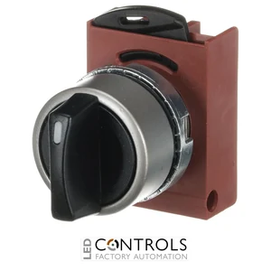 1SFA184120R9006 ABB P9MSMI0N Black 2-Position Selector Switch - image 2