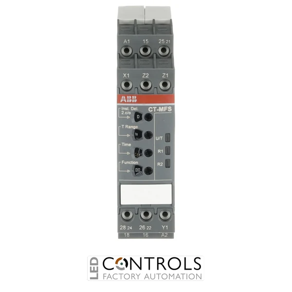 1SVR740010R0200 ABB CT-MFS.21P Multifunction Timer Relay 2 C/O 24–240 V AC/DC