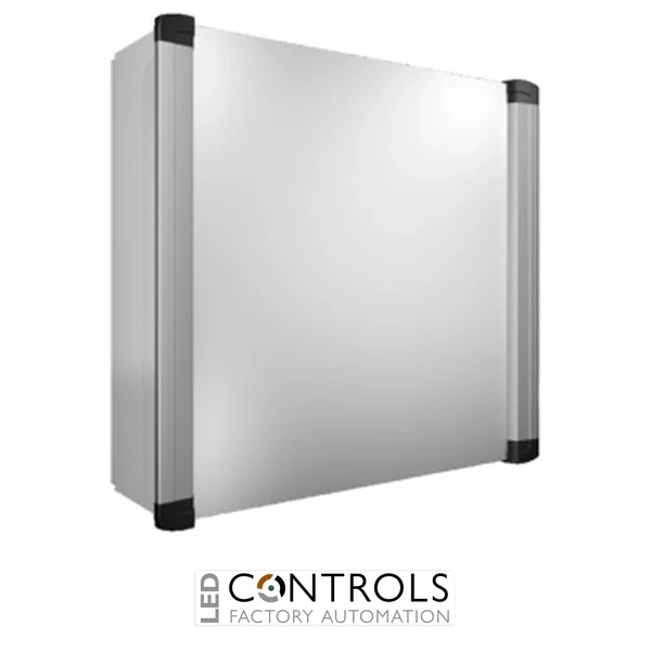 AX6320.650 AX Operating housing with handle strips with rear door, WHD: 600x600x210 mm