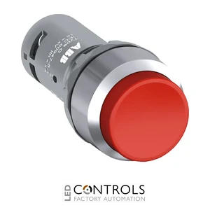 1SFA619102R3021 ABB CP3-30R-20 Compact Momentary Red Extended Pushbutton 2NO