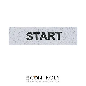 EMAS BET08START EMAS B PUSH BUTTON PLATE 8 MM START