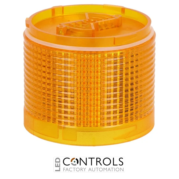 LTN70ML1 Lovato Blinking or steady light module Ø70mm. Integrated LED lamp, orange