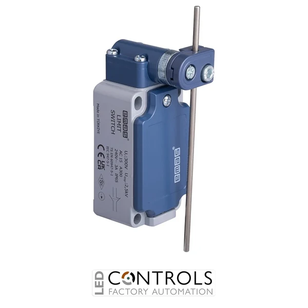 EMAS L52K13REM121 EMAS L52 SERIES LIMIT SW. SNAP ACTION 1NC+1NO- METAL ARM