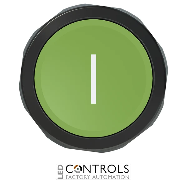 1SFA619110R1012 ABB CP11-10G-10 Green Pushbutton with White I Marking