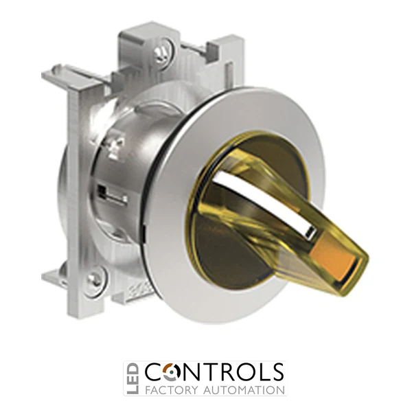 LOVATO LPFSL1205 ILL.YELLOW LEVER METAL FLAT SELECTOR 0-1