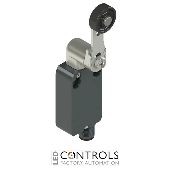 NA G022KF-SMK Pizzato Modular prewired switch with adjustable straight metal revolving lever diam. 20 roller